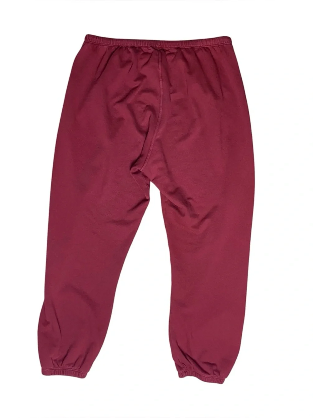 PERFECT WHITE TEE Johnny Easy Sweatpants French Terry Cranberry Size L